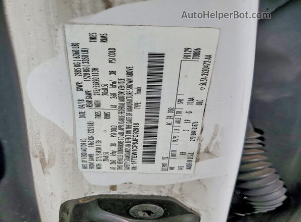 1FTEW1CP8JFC92918 2018 FORD F150 White 