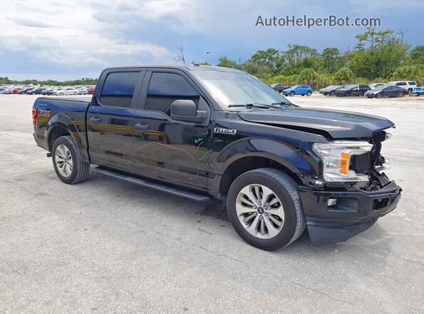 1FTEW1CP8JFE38637 2018 FORD F150 Black Delantero derecho