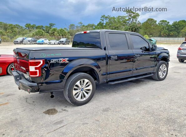 1FTEW1CP8JFE38637 2018 FORD F150 Black Trasero derecho