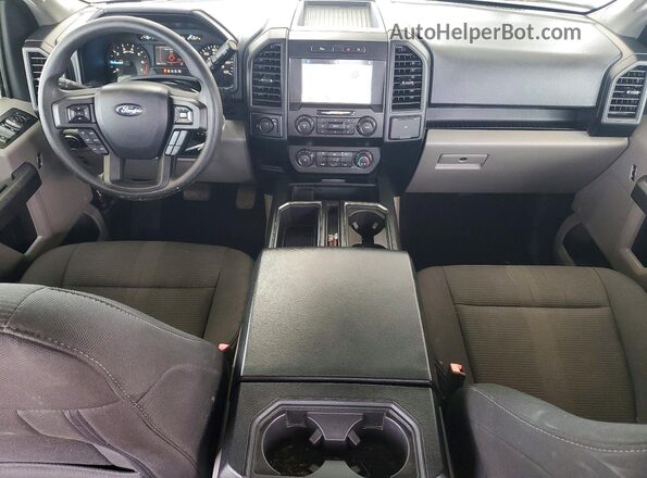 1FTEW1CP8KFC01535 2019 FORD F150 White Dashboard view