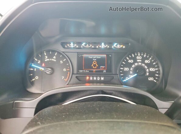 1FTEW1CP8KFC01535 2019 FORD F150 White Instrument cluster view