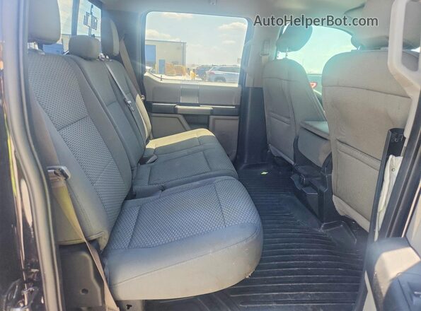 1FTEW1CP9HFA32909 2017 FORD F150 Black უკანა სავარძლების ხედი