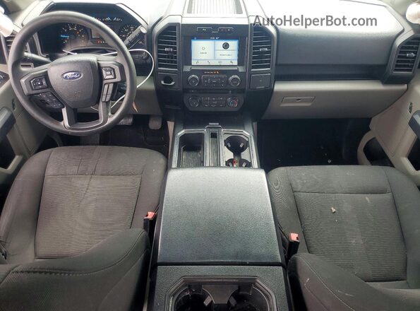 1FTEW1CP9JFC62746 2018 FORD F150 Blue Вид панелі приладів