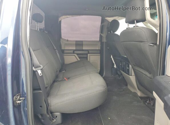 1FTEW1CP9JFC62746 2018 FORD F150 Blue Вид задніх сидінь