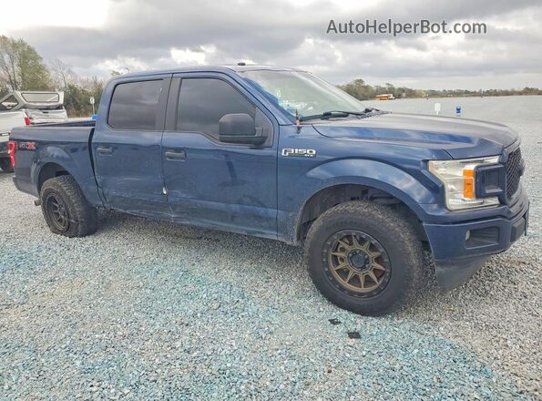 1FTEW1CP9JFC62746 2018 FORD F150 Blue Передня права чверть