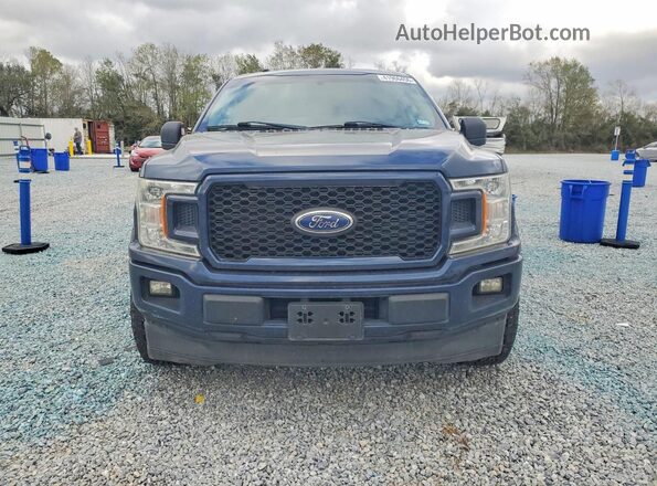 1FTEW1CP9JFC62746 2018 FORD F150 Blue Вид спереду