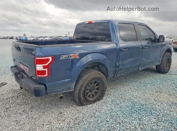 1FTEW1CP9JFC62746 2018 FORD F150 Blue Задня права чверть