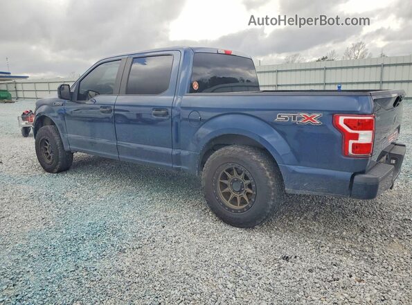 1FTEW1CP9JFC62746 2018 FORD F150 Blue Задня ліва чверть