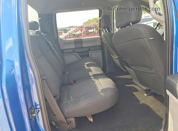 1FTEW1CP9JKF41251 2018 FORD F150 Blue უკანა სავარძლების ხედი