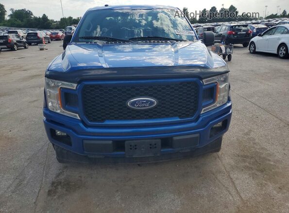 1FTEW1CP9JKF41251 2018 FORD F150 Blue წინა ხედი