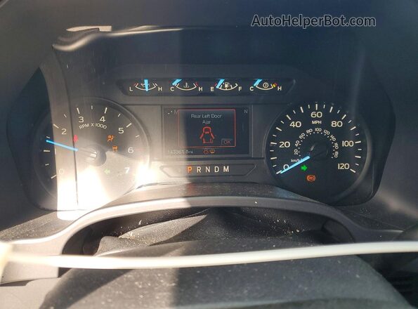 1FTEW1CP9JKF41251 2018 FORD F150 Blue ხელსაწყოთა პანელის ხედი