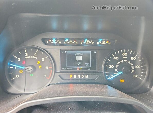 1FTEW1CP9KKD46896 2019 FORD F150 Charcoal Widok zestawu wskaźników