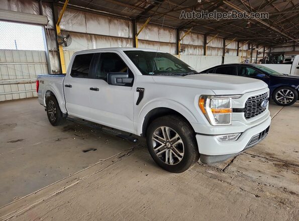 1FTEW1CP9MKD22911 2021 FORD F150 White წინა მარჯვენა