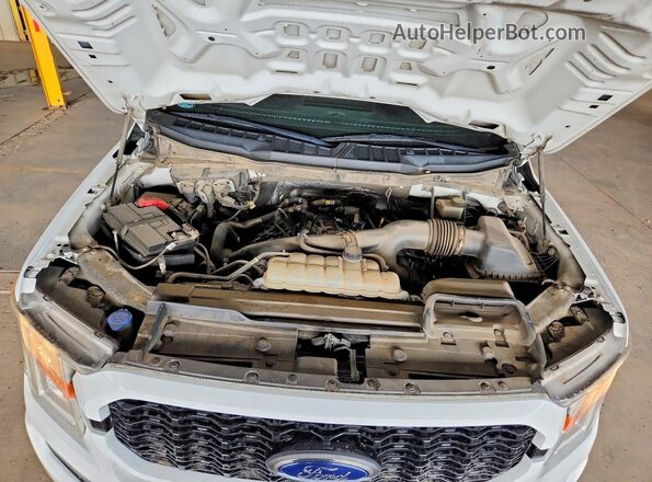 1FTEW1CP9MKD22911 2021 FORD F150 White უკანა სალონის ხედი