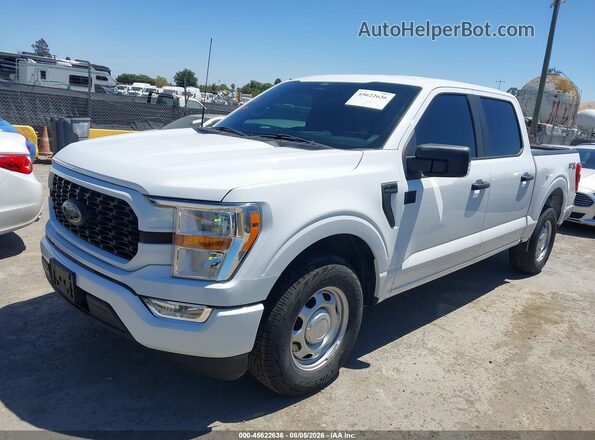 1FTEW1CP9NFB17762 2022 FORD F150 White Передня ліва чверть