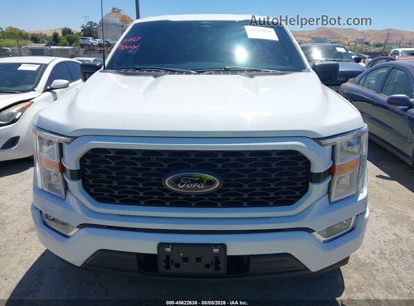 1FTEW1CP9NFB17762 2022 FORD F150 White Вид щитка приладів