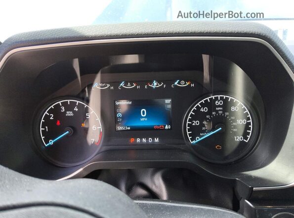 1FTEW1CP9PKD68775 2023 FORD F150 Blue Instrument cluster view
