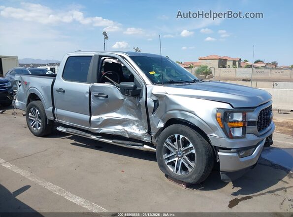 1FTEW1CP9PKE27940 2023 FORD F150 Gray Դիմացի տեսք