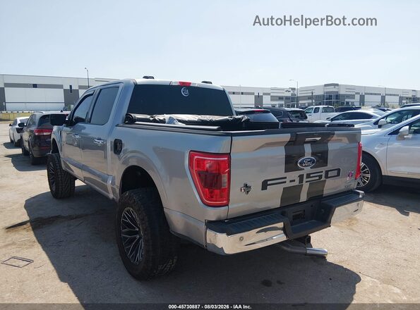 1FTEW1CP9PKF90460 2023 FORD F150 Серебряный Задняя левая четверть