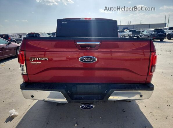 1FTEW1CPXGKE30507 2016 FORD F150 Red უკანა ხედი