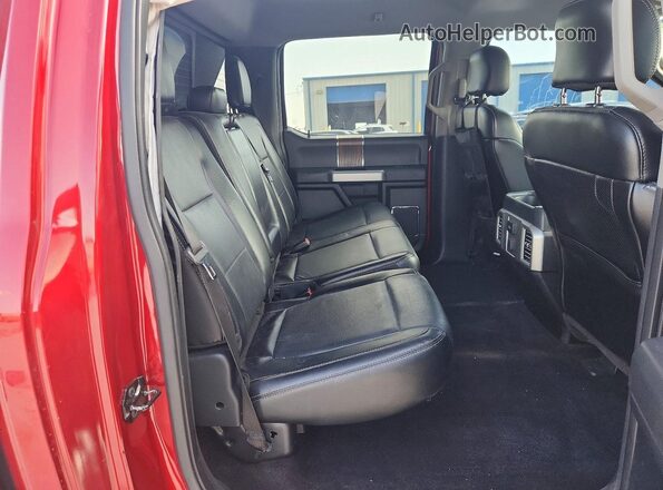 1FTEW1CPXGKE30507 2016 FORD F150 Red უკანა სავარძლების ხედი