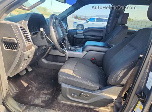 1FTEW1CPXGKE46612 2016 FORD F150 Charcoal Widok wnętrza z przodu