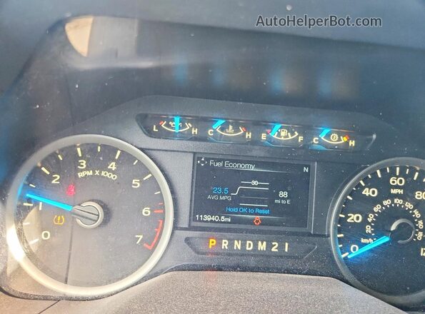 1FTEW1CPXGKE46612 2016 FORD F150 Charcoal Widok zestawu wskaźników