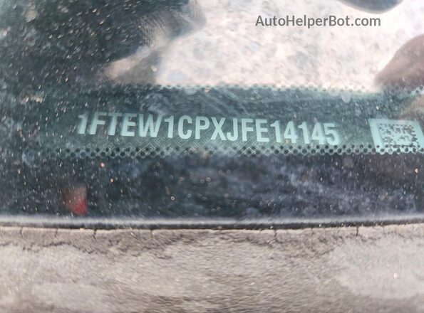 1FTEW1CPXJFE14145 2018 FORD F150 Red Շարժիչի բաժամունքի տեսք