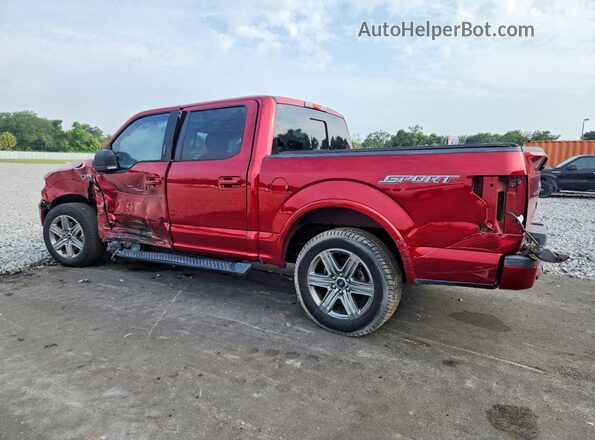 1FTEW1CPXJFE14145 2018 FORD F150 Red Հետևի ձախ