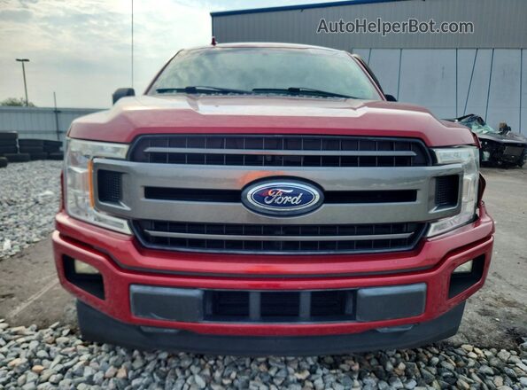 1FTEW1CPXJFE14145 2018 FORD F150 Red Դիմացի տեսք