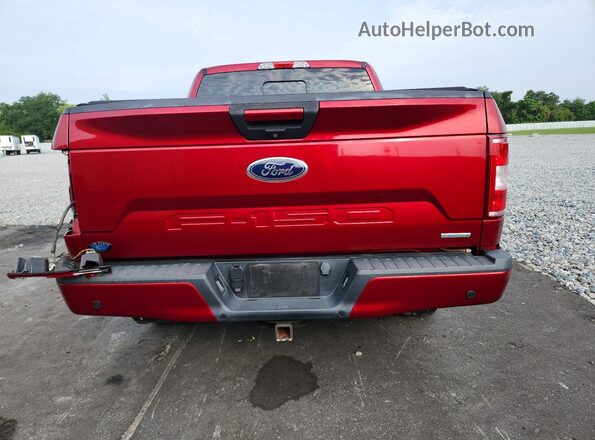 1FTEW1CPXJFE14145 2018 FORD F150 Red Հետևի տեսք