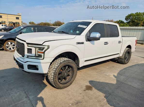 1FTEW1CPXJKF13863 2018 FORD F150 White Задня ліва чверть