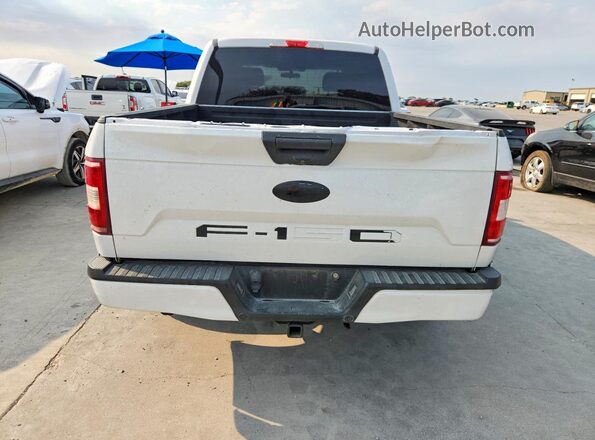 1FTEW1CPXJKF13863 2018 FORD F150 White Вид задньої частини салону