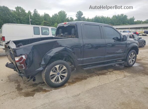 1FTEW1CPXKFC23245 2019 FORD F150 Black Задня права чверть