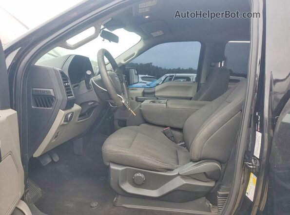 1FTEW1CPXKFC23245 2019 FORD F150 Black Вид салону спереду
