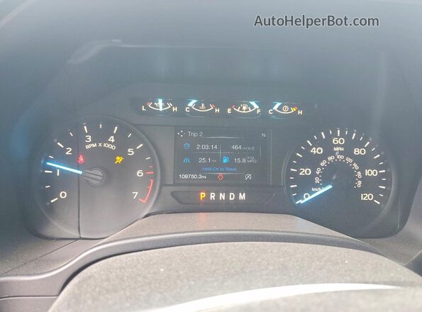 1FTEW1CPXKFC23245 2019 FORD F150 Black Вид щитка приладів