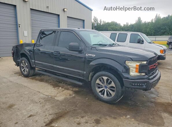 1FTEW1CPXKFC23245 2019 FORD F150 Black Передня права чверть