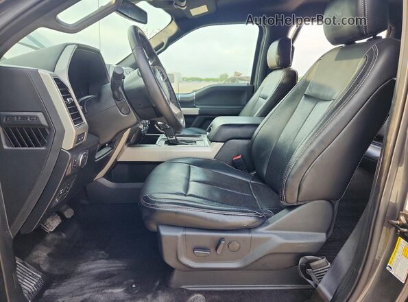 1FTEW1CPXKKE61927 2019 FORD F150 Gray Widok wnętrza z przodu