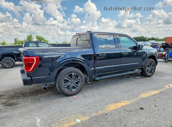 1FTEW1CPXMFC58189 2021 FORD F150 Black უკანა მარჯვენა