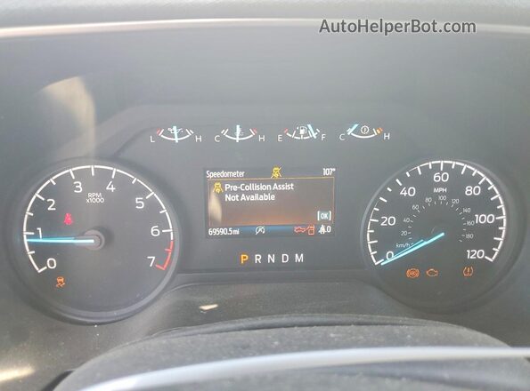 1FTEW1CPXNKD33868 2022 FORD F150 White Вид щитка приладів