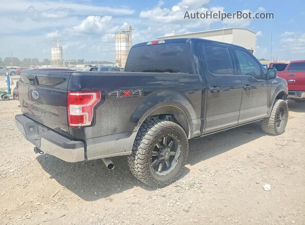 1FTEW1E40KFB69599 2019 FORD F150 Черный Задняя правая четверть