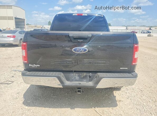 1FTEW1E40KFB69599 2019 FORD F150 Черный Вид сзади