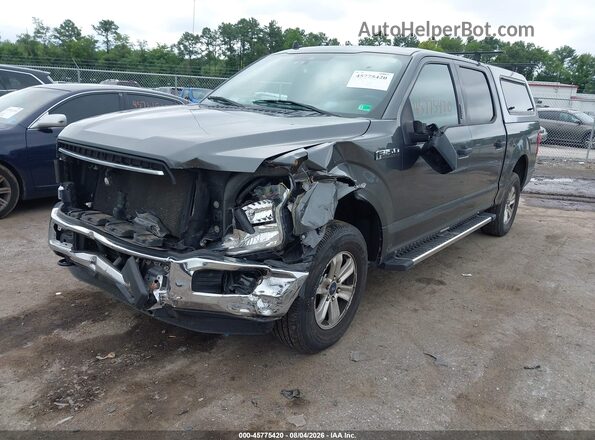 1FTEW1E40KFC10040 2019 FORD F150 Серый Передняя левая четверть