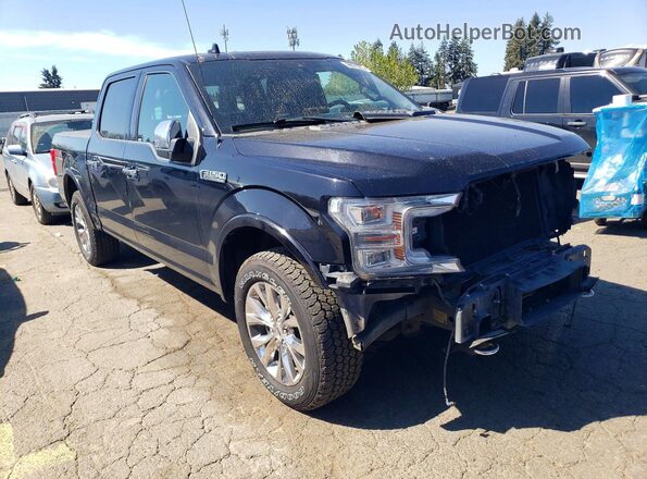 1FTEW1E40KFC11625 2019 FORD F150 Black წინა მარჯვენა