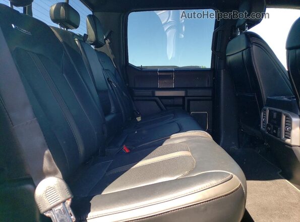 1FTEW1E40KFC11625 2019 FORD F150 Black უკანა სავარძლების ხედი