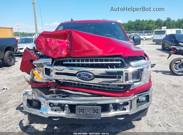 1FTEW1E40KFC61196 2019 FORD F150 Red Widok zestawu wskaźników