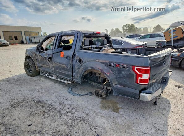 1FTEW1E40KKC53008 2019 FORD F150 Gray Rear left