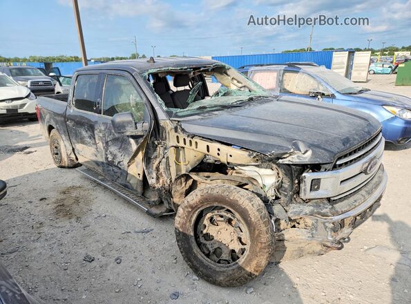 1FTEW1E40KKC53008 2019 FORD F150 Gray Front right