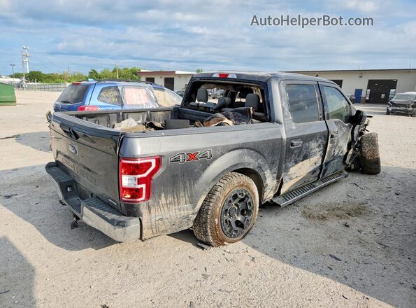 1FTEW1E40KKC53008 2019 FORD F150 Gray Rear right