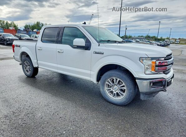 1FTEW1E40LKF44691 2020 FORD F150 White Delantero derecho